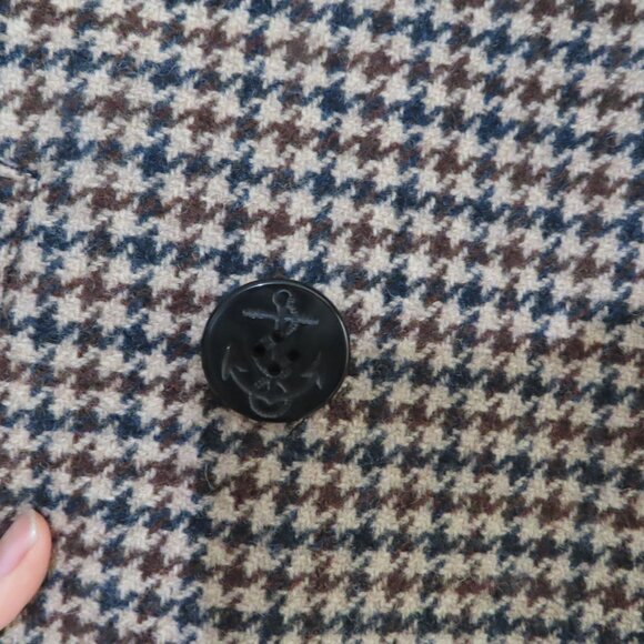 J.Crew Collection Beaded Collar Houndstooth Coat Size 2 - Picture 12 of 12